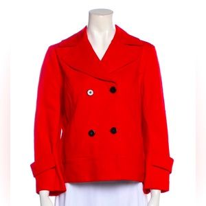 Diane von Furstenberg red jacket size 10